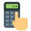 Vector image of a calculator